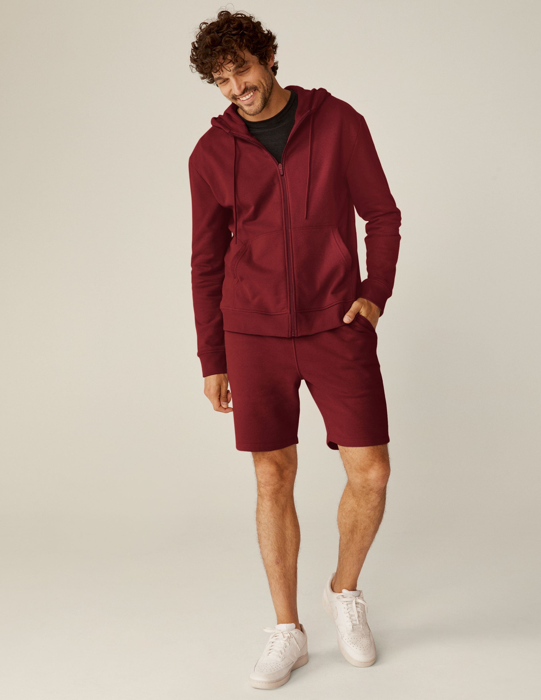 Cozy LuxeFleece Universal Fit Zip Hoodie with Pockets and Ribbed Trim