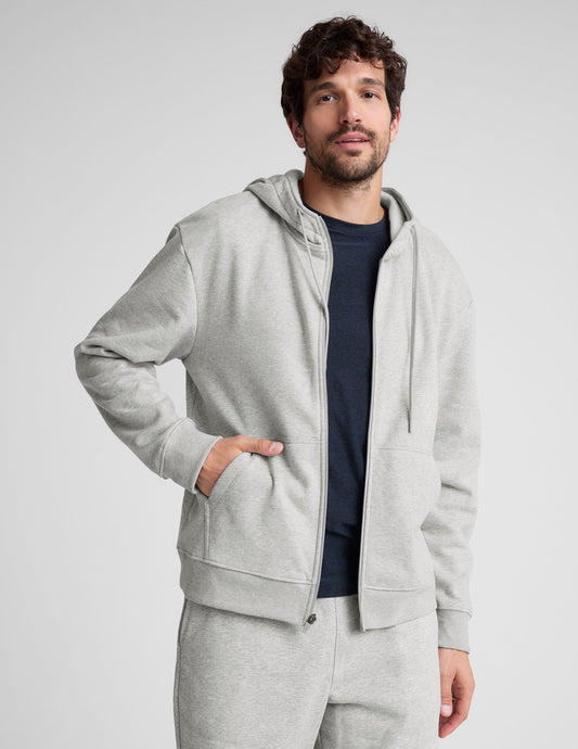 Ultra-Soft Unisex Zip Front Fleece Hoodie: Cozy Comfort for Everyday Wear