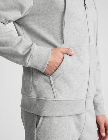Ultra-Soft Unisex Zip Front Fleece Hoodie: Cozy Comfort for Everyday Wear