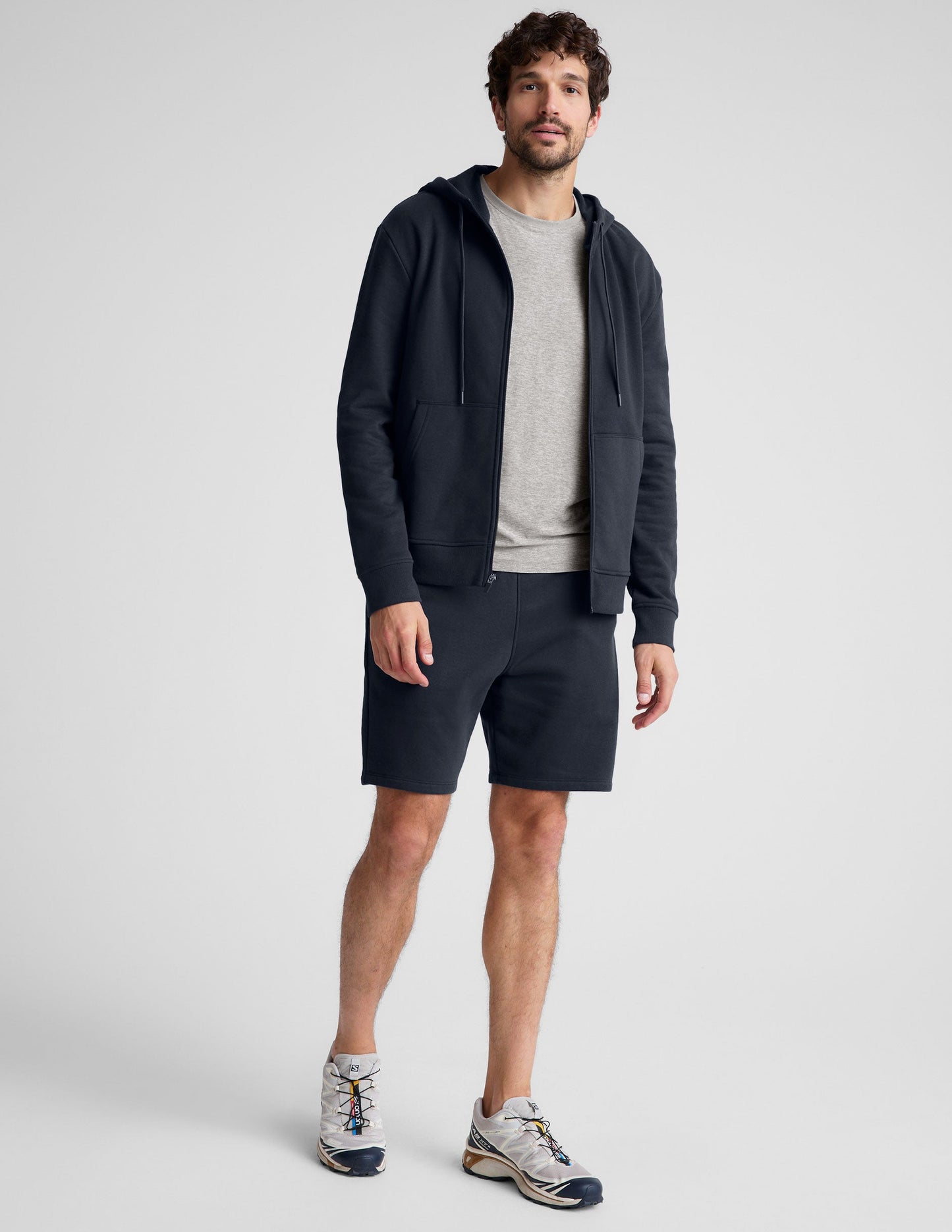 Cozy Universal Fit Zip Front Hoodie: Ribbed Trim, Pockets, All Genders