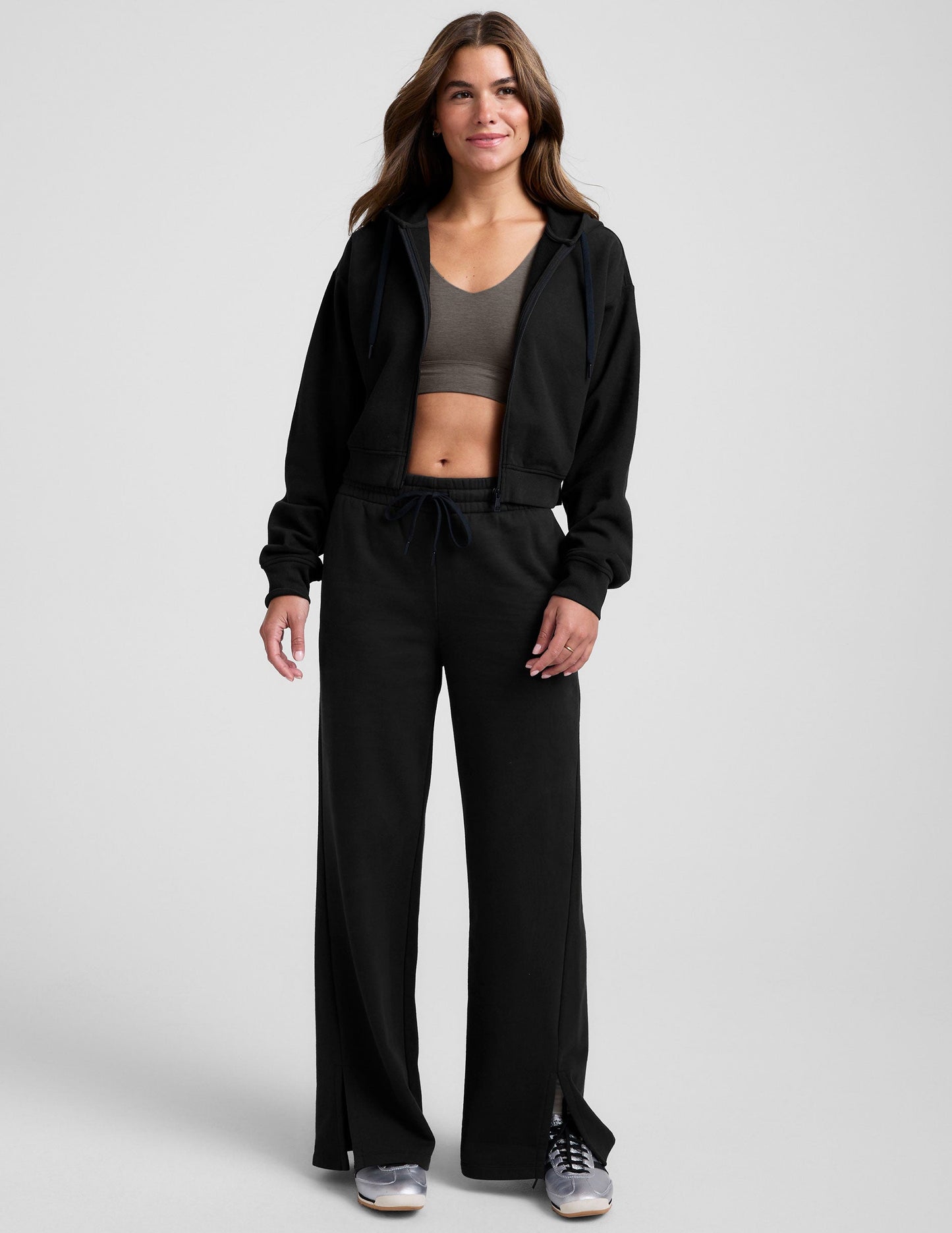 Women's Soft LuxeFleece Full Zip Hoodie – Comfortable Relaxed Fit Jacket