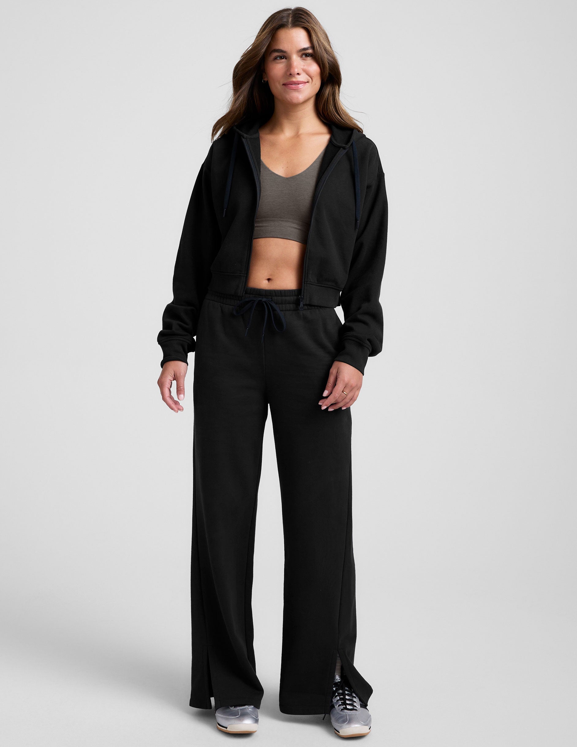 Women's Soft LuxeFleece Full Zip Hoodie – Comfortable Relaxed Fit Jacket