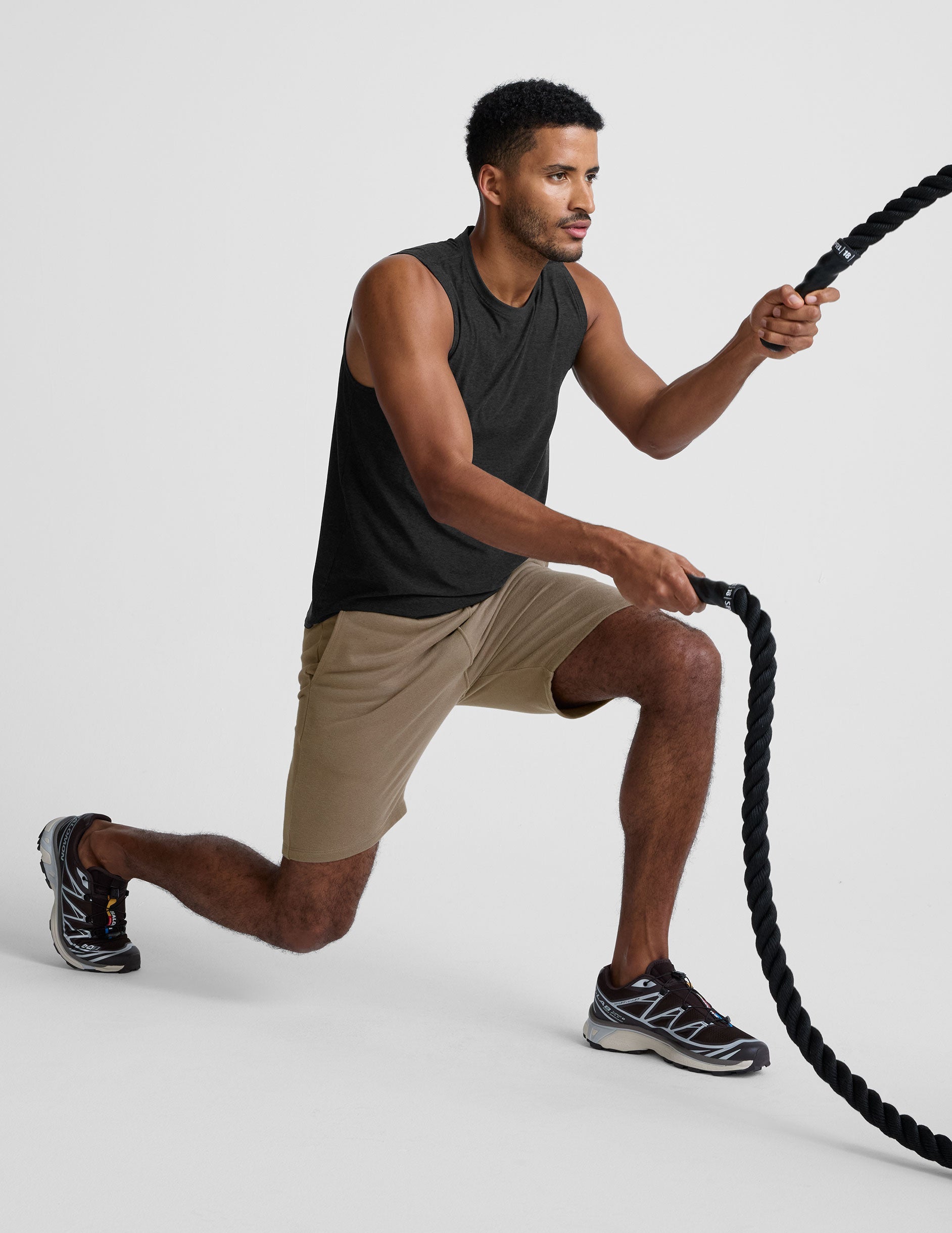 Men's Fresh Cut LuxeFleece Casual Sweat Shorts with Pockets for Lounging