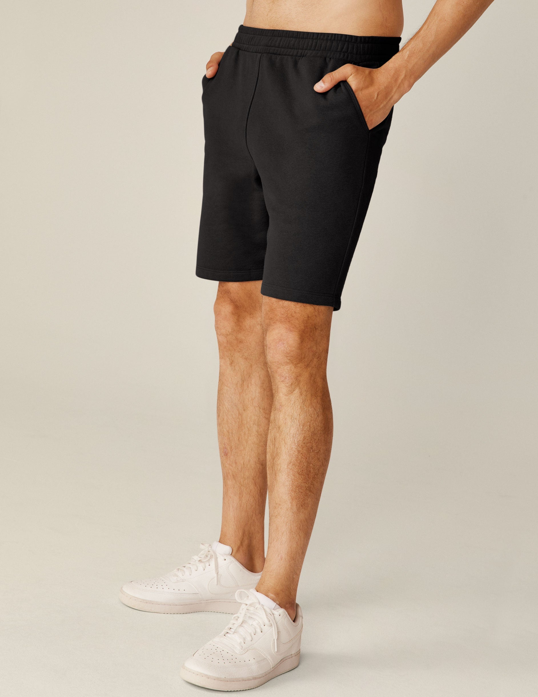 Comfortable Men's LuxeFleece Sweat Shorts with Pockets for Relaxed Everyday Wear