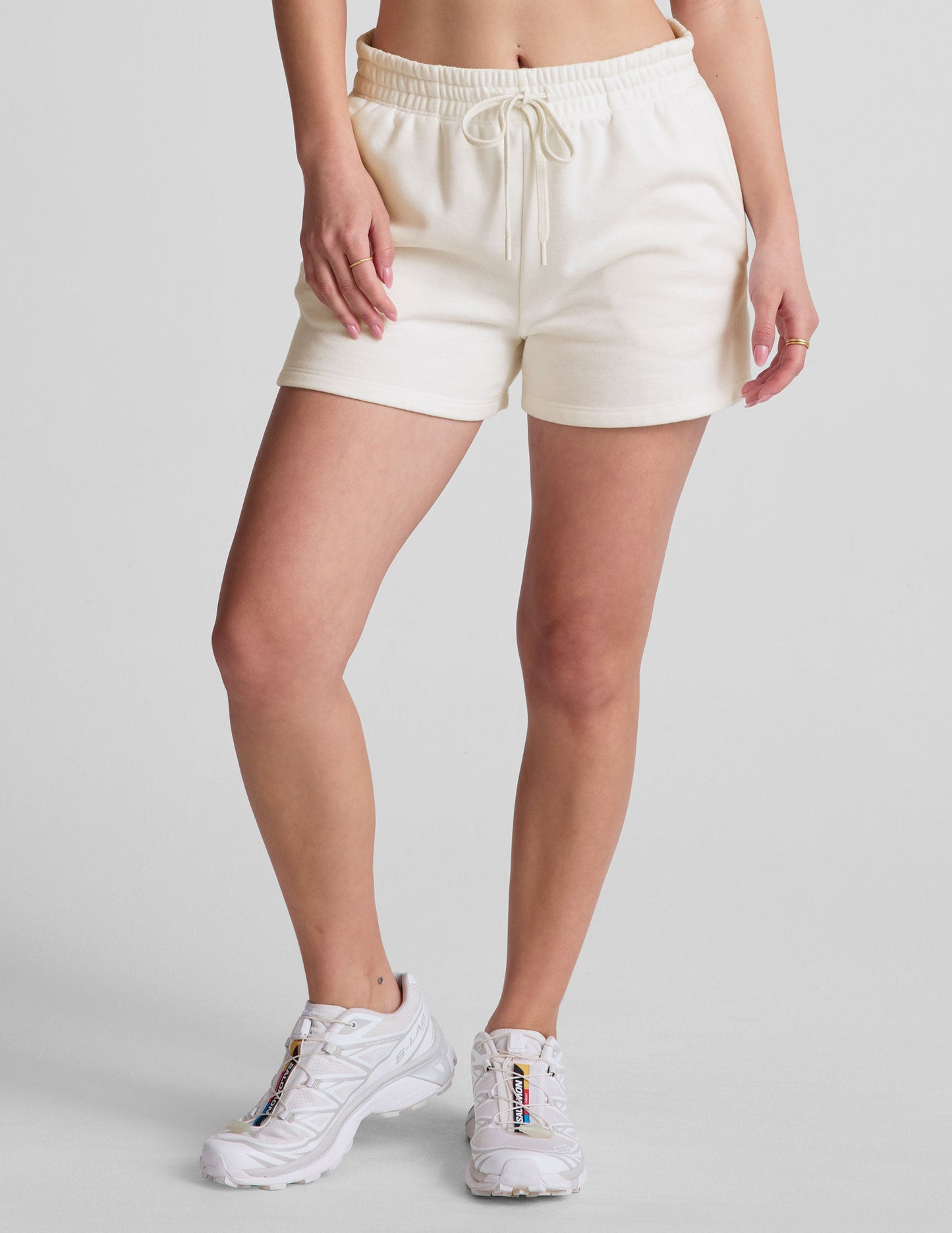 Ultra-Soft LuxeFleece Midrise Women's Sweat Shorts with Pockets, Relaxed Fit