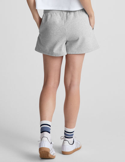 Plush LuxeFleece Women's Relaxed Sweat Shorts with Pockets and Adjustable Drawcord