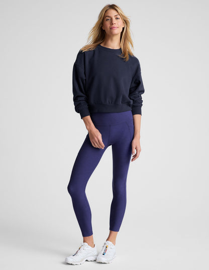 Cozy LuxeFleece Crewneck Sweatshirt: Relaxed Fit, Dropped Shoulders, Ultimate Comfort