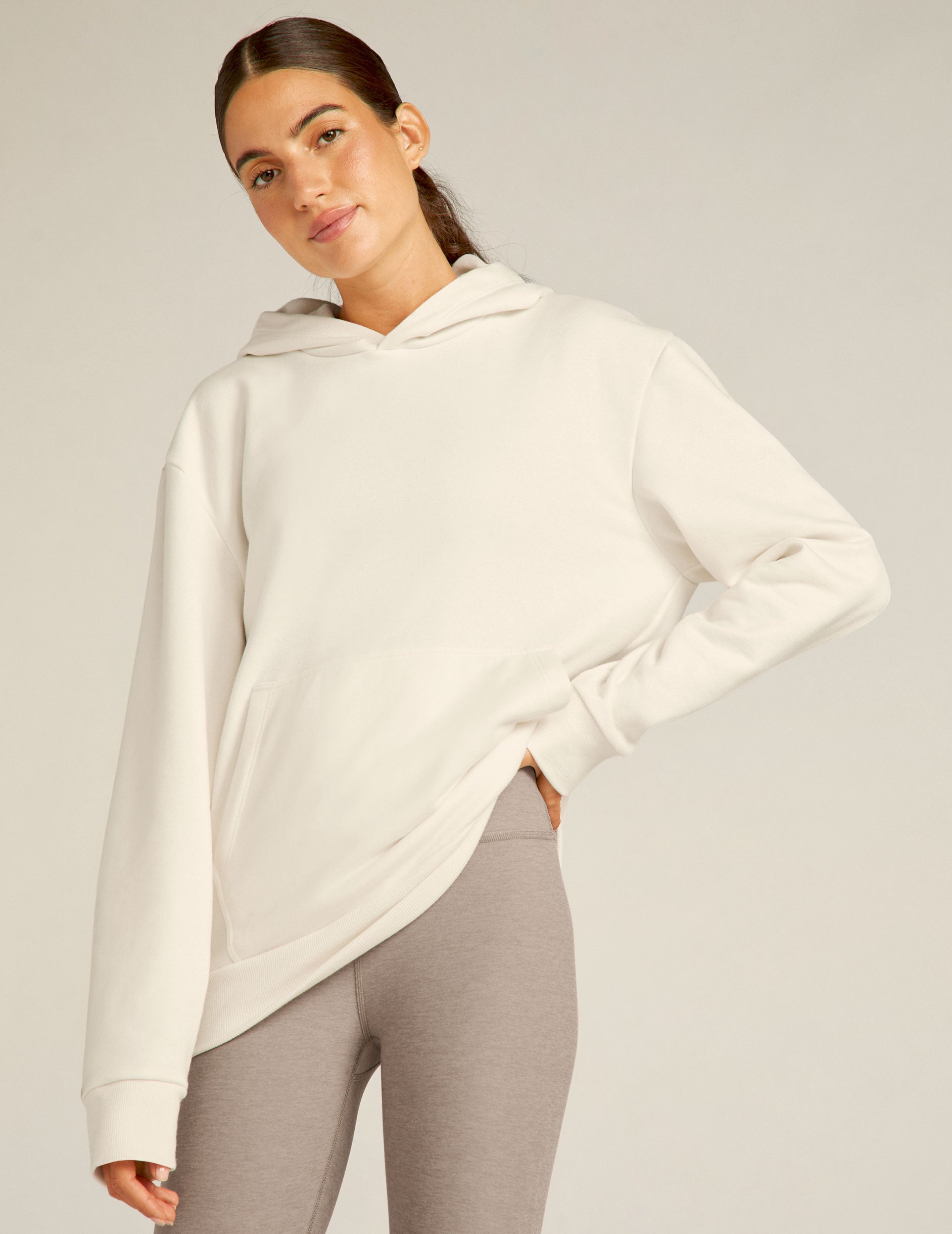 Comfortable Universal Fit Unisex Hoodie with Kangaroo Pocket and Ribbed Trim