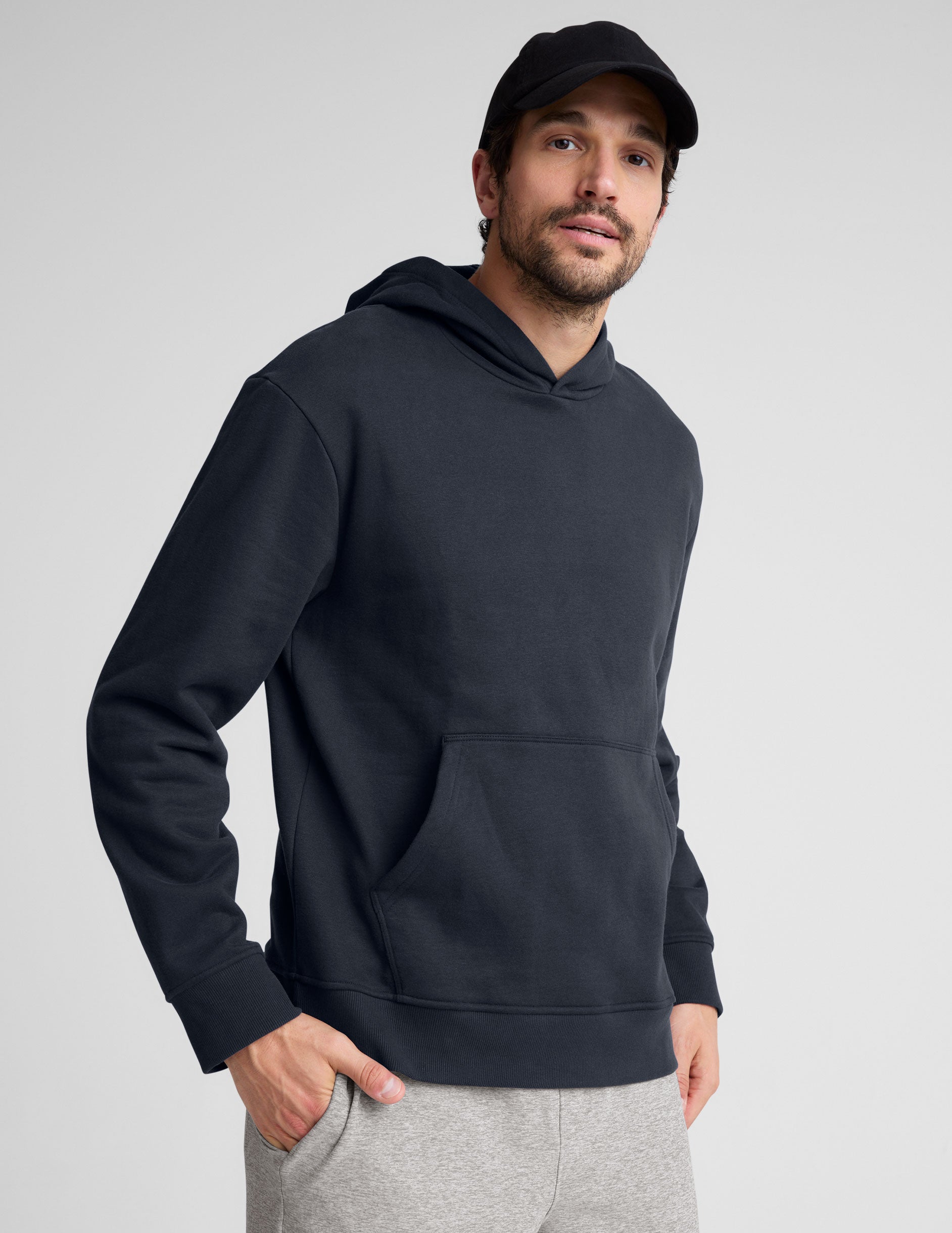 Cozy Universal Fit Hoodie: Soft LuxeFleece, Kangaroo Pocket, Ribbed Trim, All Genders