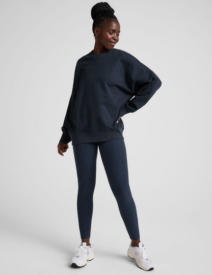 Ultra-Soft LuxeFleece Oversized Crew Neck Sweatshirt for Supreme Comfort