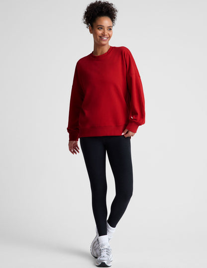 Plush LuxeFleece Oversized Crewneck Sweatshirt: Ultimate Cozy Comfort, Relaxed Style