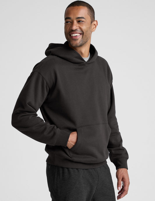Comfortable LuxeFleece Men's Hoodie: Relaxed Fit, Kangaroo Pocket, Ribbed Cuffs