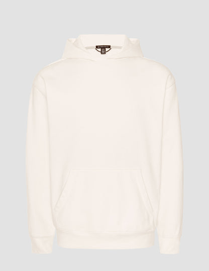 Cozy Plush Fleece Men's Hoodie: Relaxed Fit, Warm Comfort, Kangaroo Pocket