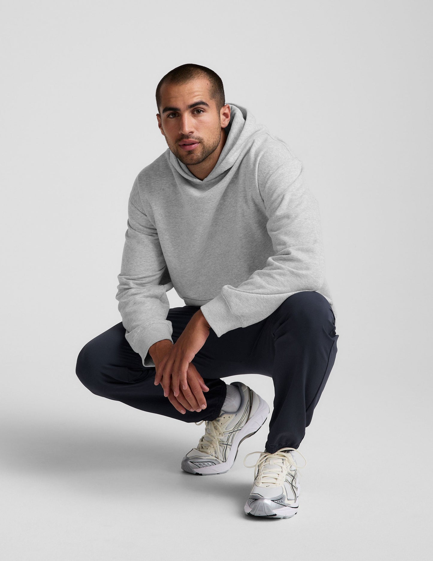 Comfort LuxeFleece Men's Hoodie: Relaxed Fit, Dropped Shoulders, Kangaroo Pocket