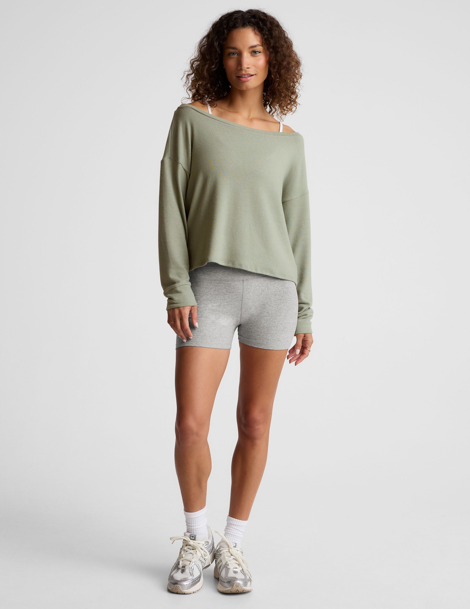 Soft Off-Shoulder Pullover Sweater for Women, Loose Fit, Cozy Comfort