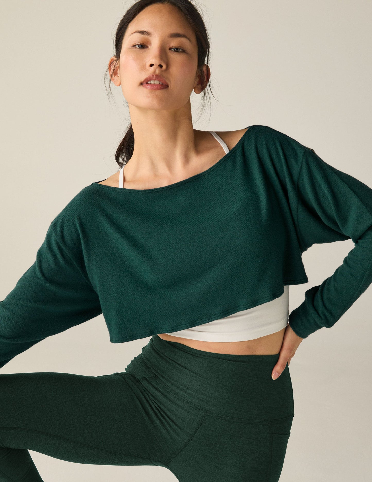 Soft Knit Convertible Shrug Cardigan: Luxe Lounger Relaxed Fit Long-Sleeve Comfort