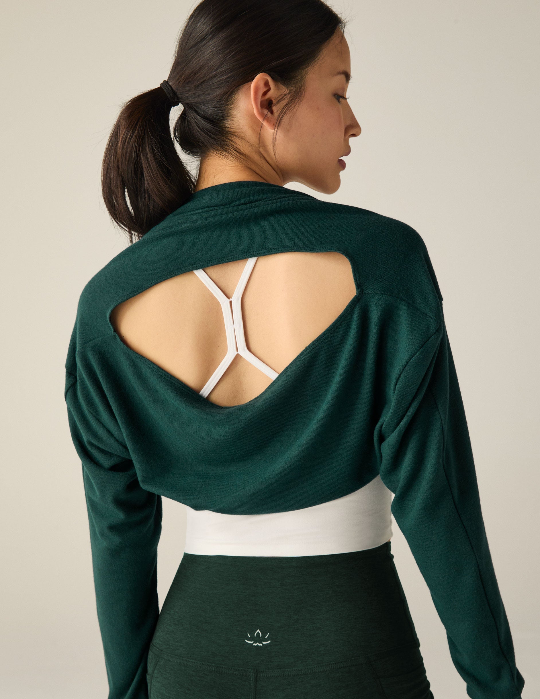 Soft Knit Convertible Shrug Cardigan: Luxe Lounger Relaxed Fit Long-Sleeve Comfort