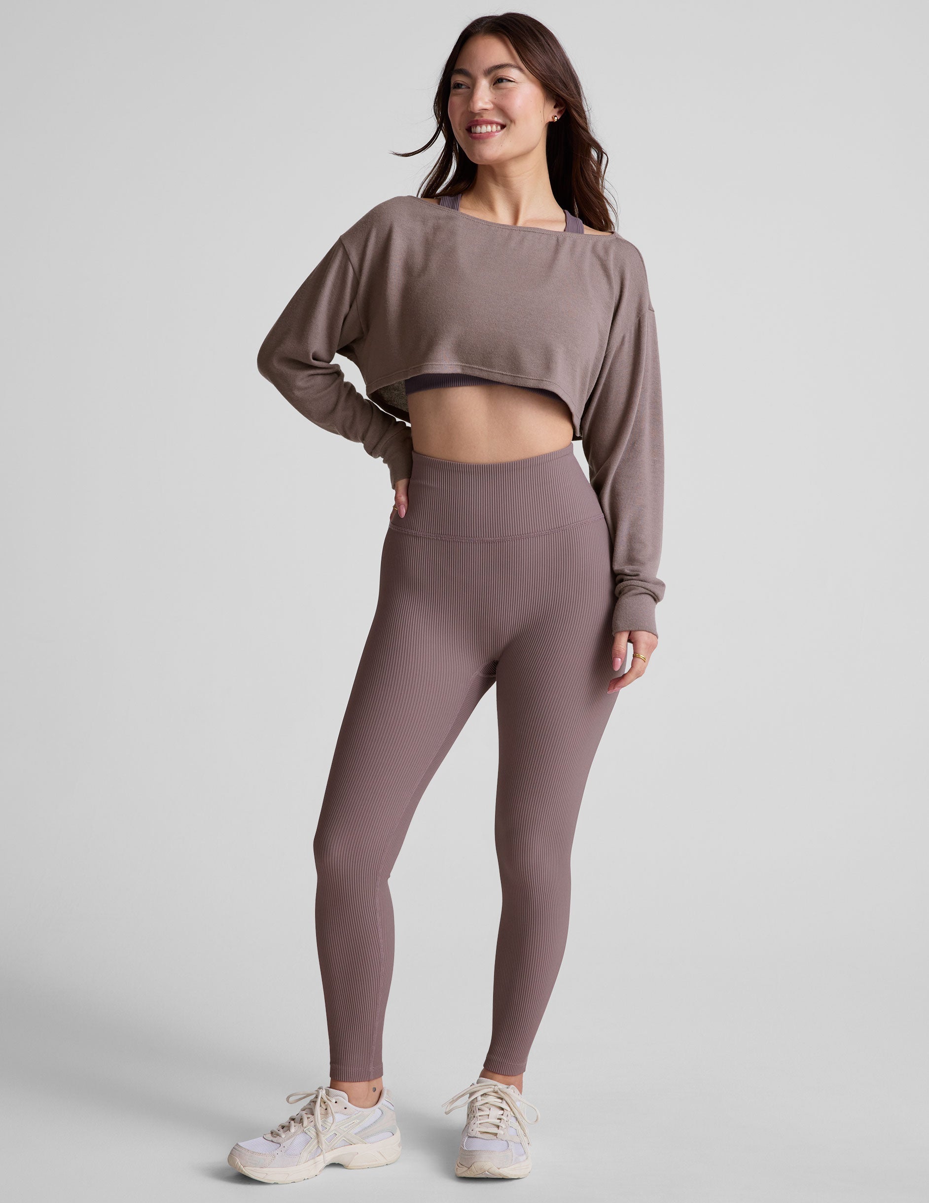 Soft Luxe Lounger Convertible Shrug Cardigan - Relaxed Fit, Woodland Brown