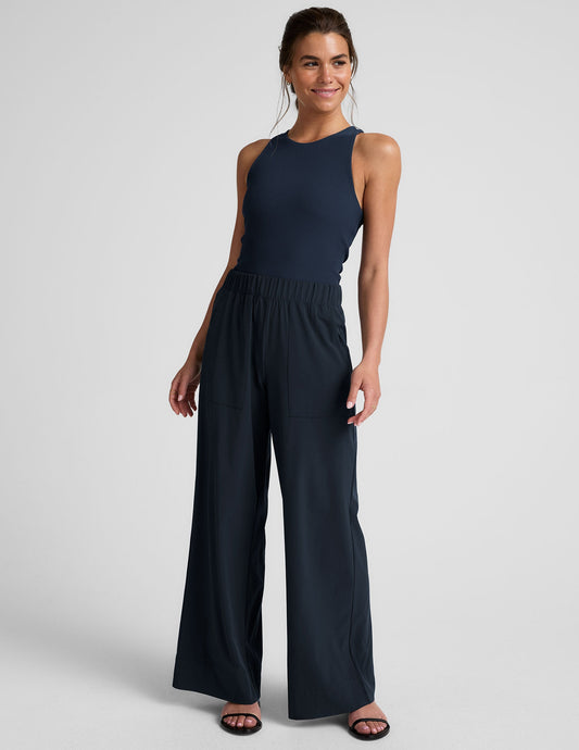 Comfortable Mid-Rise Wide Leg Pant: Silky Soft, Flowy, and Stylish