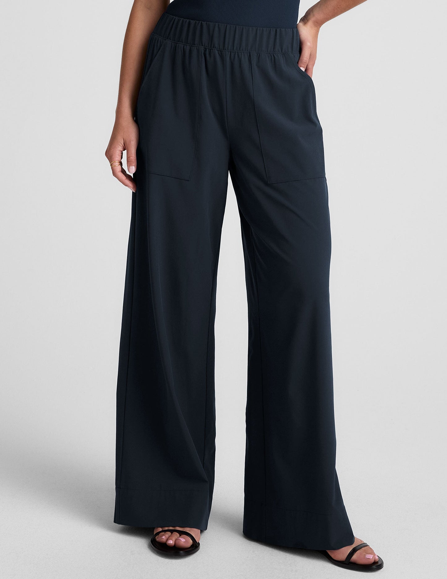 Comfortable Mid-Rise Wide Leg Pant: Silky Soft, Flowy, and Stylish