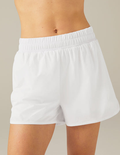 Lightweight Stretch Woven Lined Workout Shorts with Pockets for Active Women
