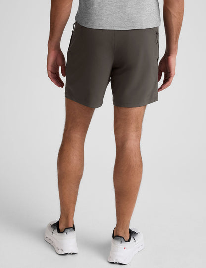 Beyond Yoga Men's Pivotal 2.0 Lined 7-Inch Run Shorts - Moisture-Wicking Performance