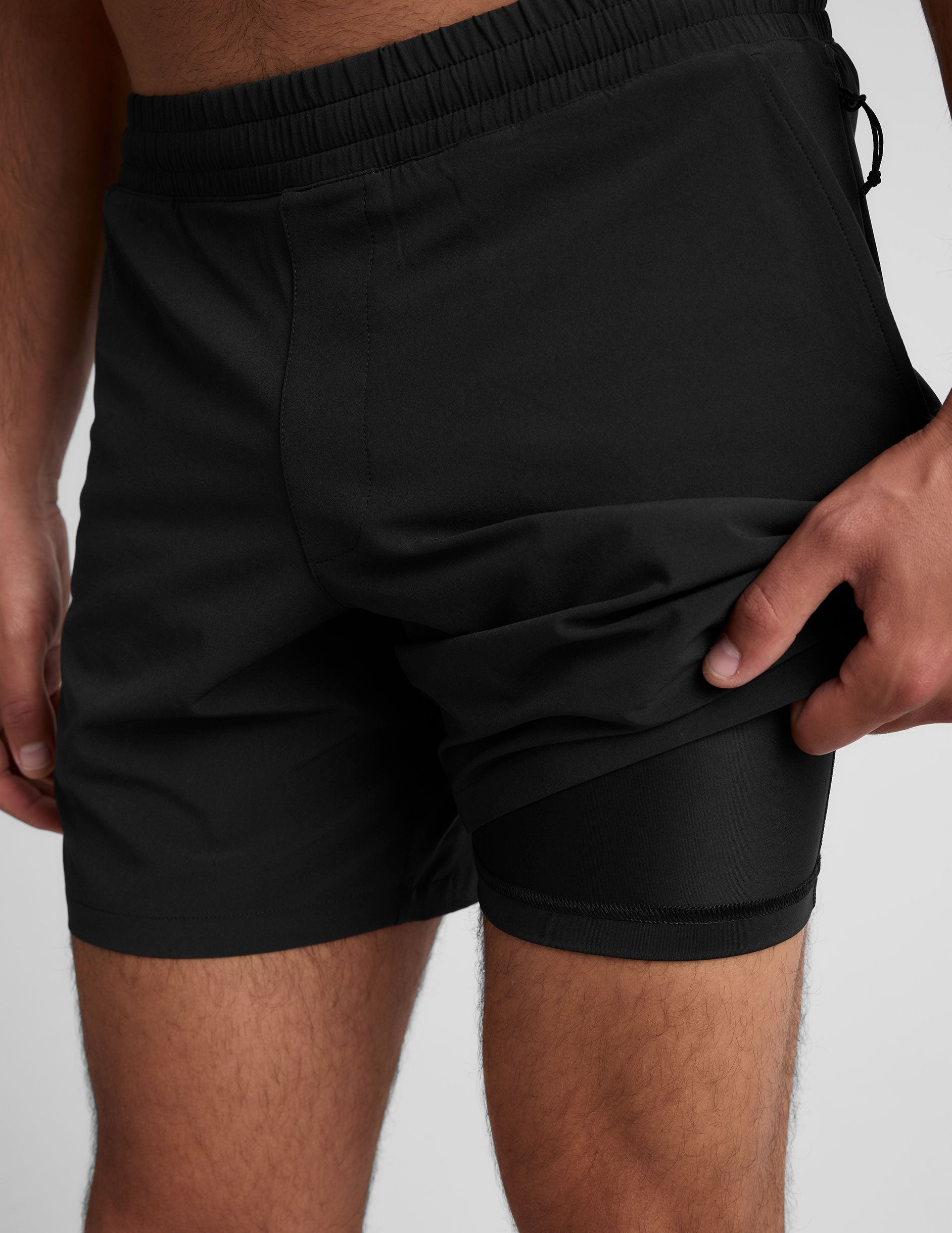 Men's Lightweight Lined Running Shorts: Moisture-Wicking, Secure Pockets, 7-Inch Inseam