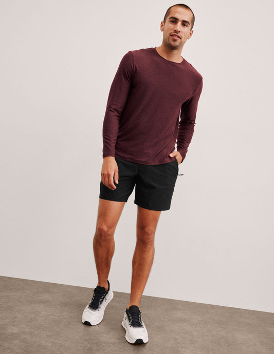 Men's Lightweight Athletic Running Shorts, Moisture-Wicking, Secure Pockets, 7-inch Inseam
