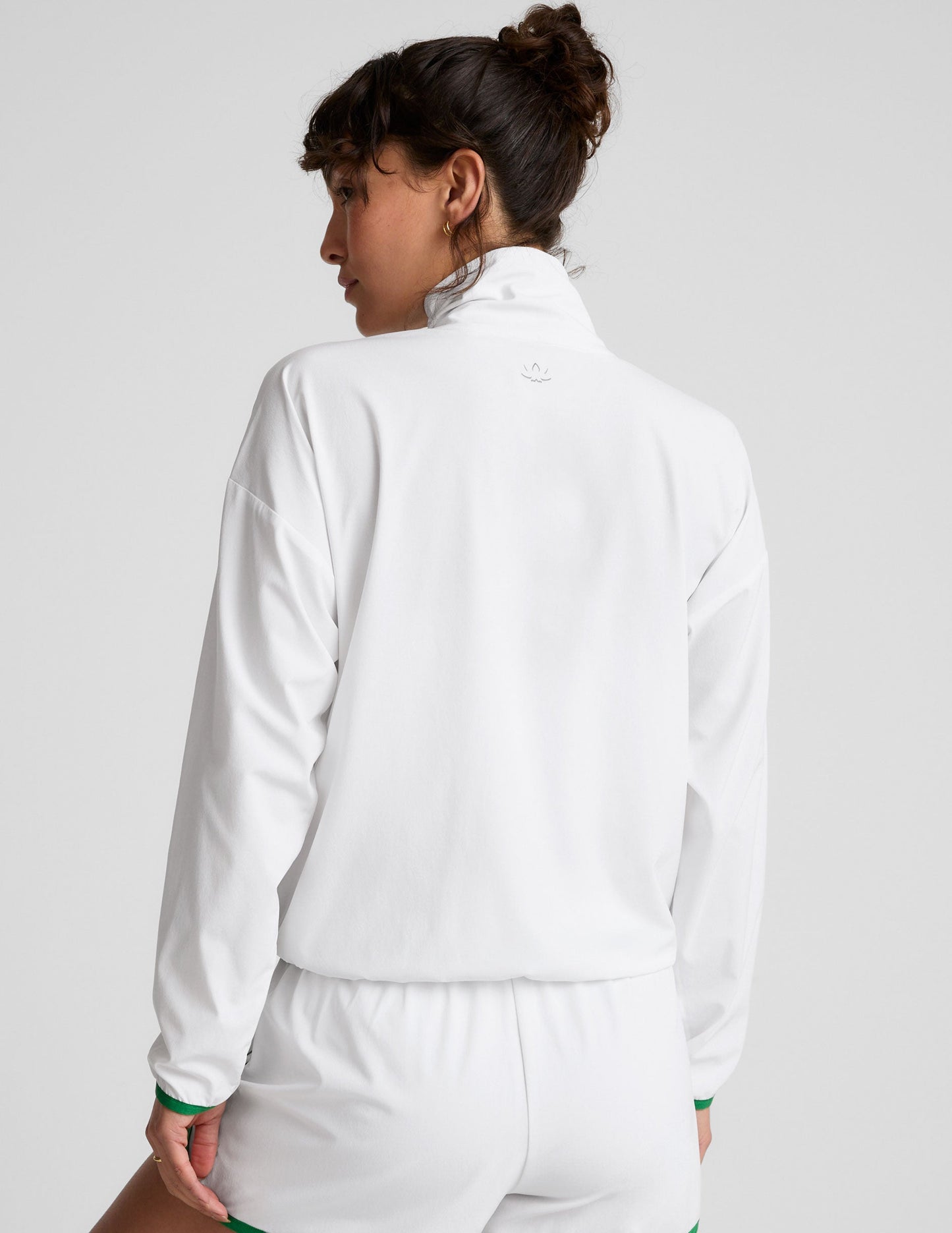 Beyond Yoga Stretch Woven Half-Zip Pullover: Lightweight, UV Protection, Active Comfort