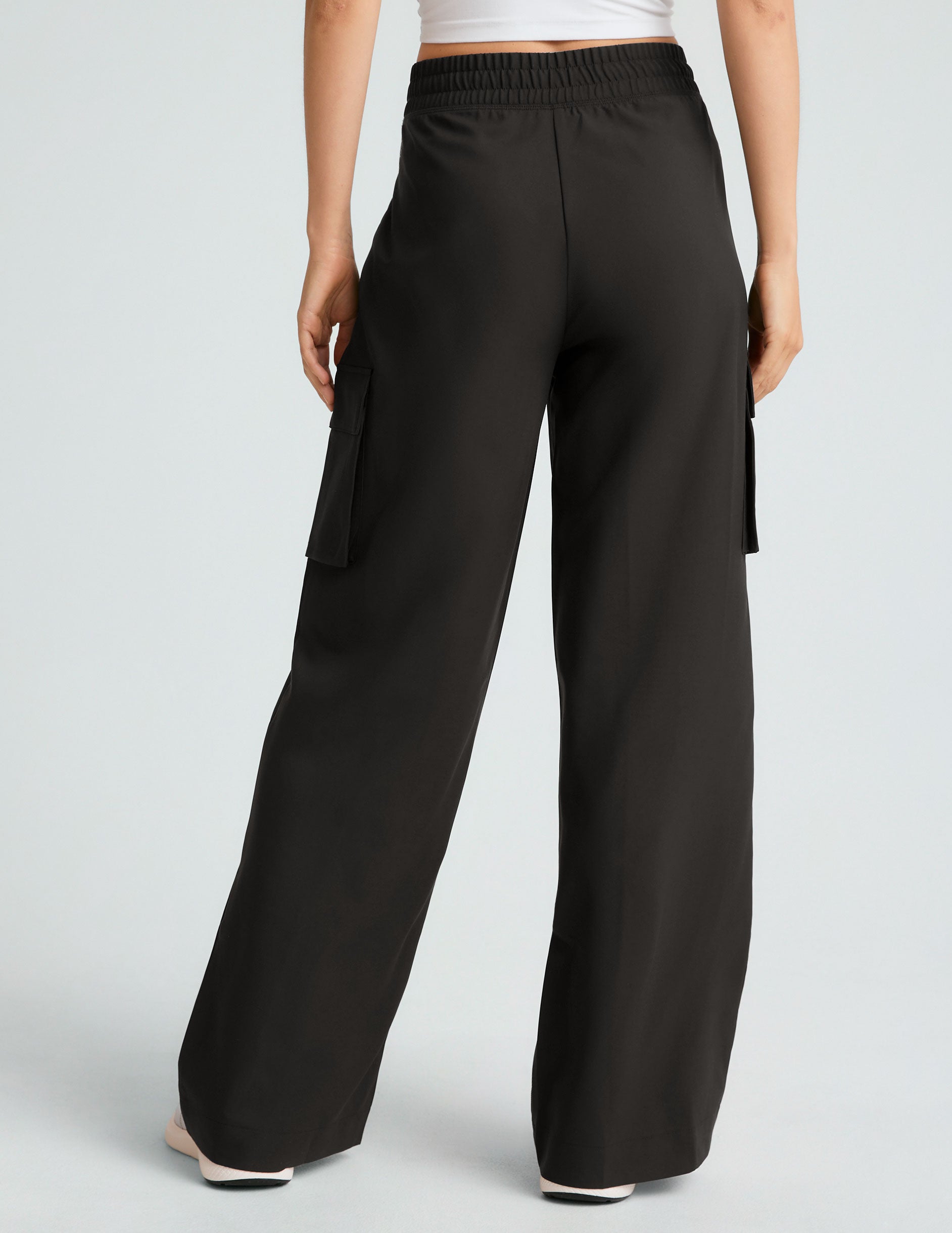 City Chic Wide Leg Cargo Pant: Comfortable, Soft, Stretch Fabric, Mid-Rise, Pocketed Design