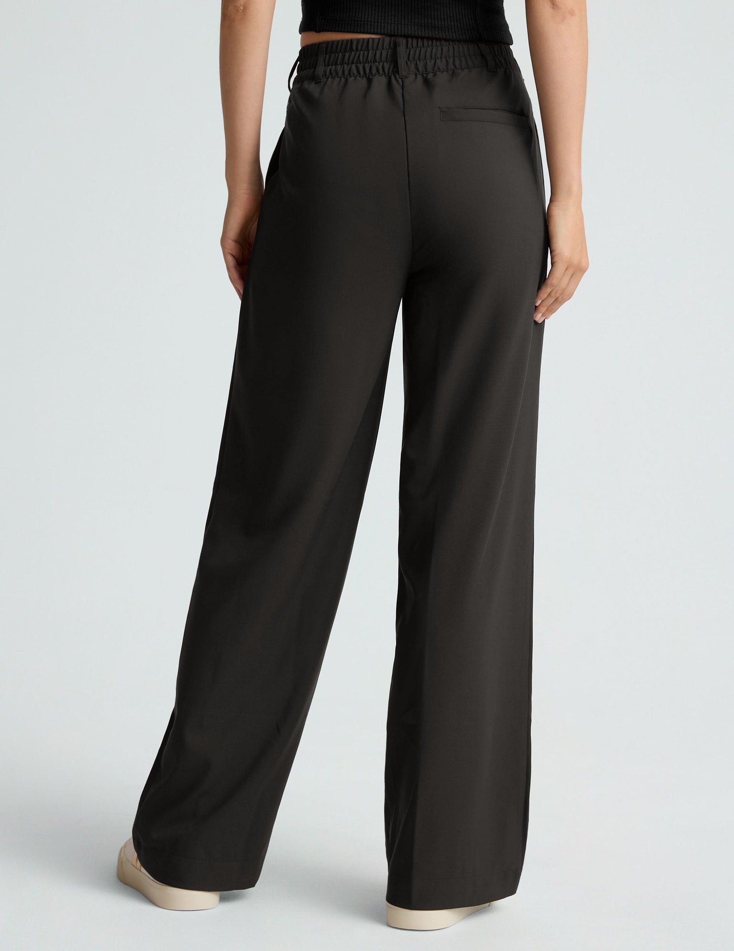 Beyond Yoga Status Wide Leg Trousers - Comfortable JetStretch Fabric Pants