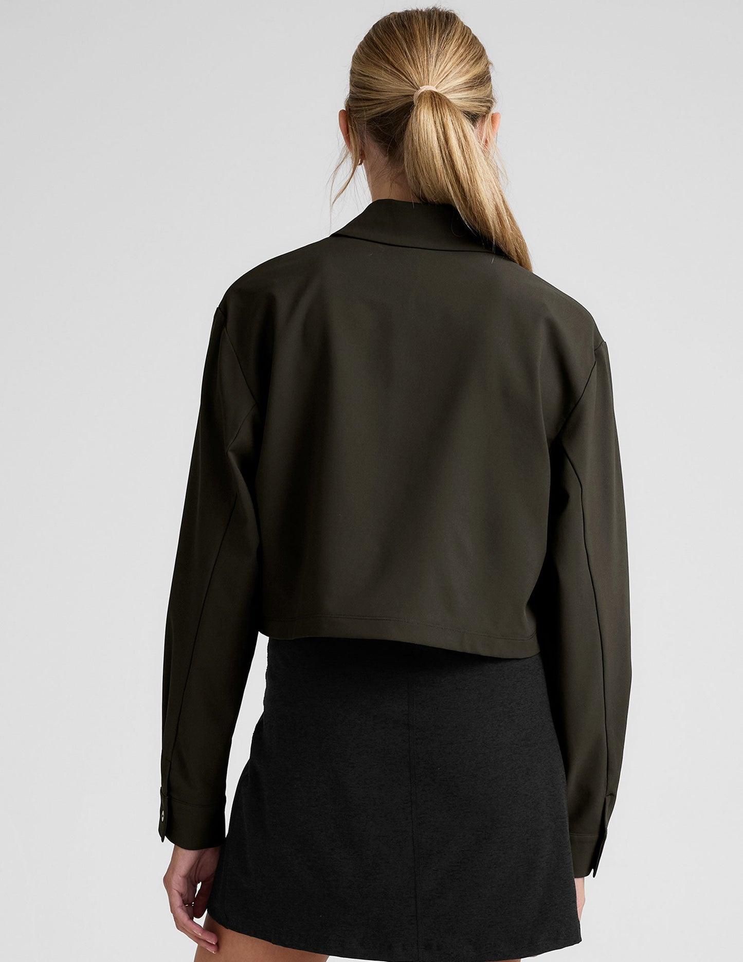 Women's Midtown Cropped Jacket: Relaxed Fit, JetStretch Woven Fabric, Cargo Pockets