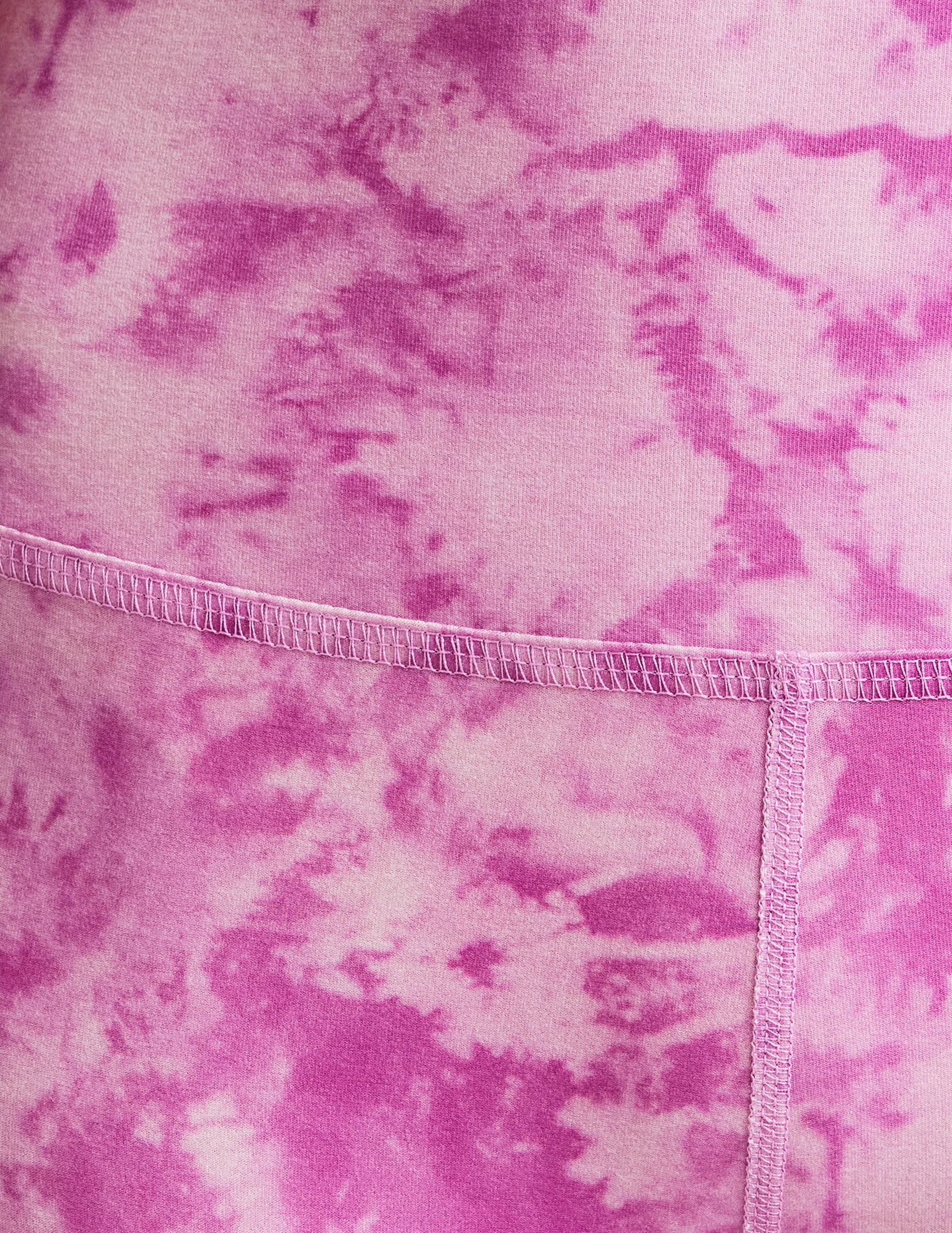 SoftMark Sunset Violet Ice-Dye High-Waisted Midi Leggings for Ultimate Comfort