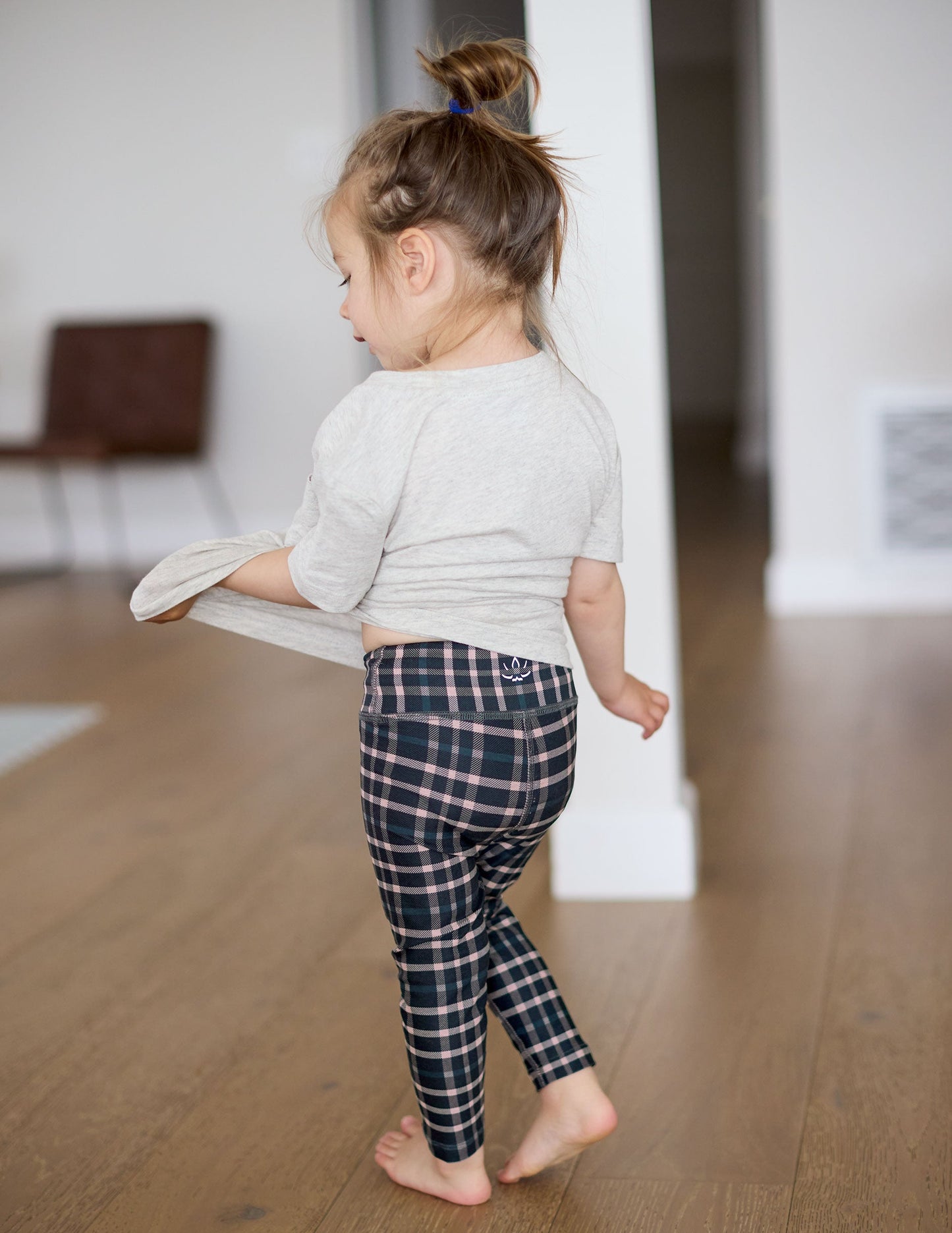 SoftMark Buttery Spacedye Plaid Toddler Leggings: Stretchy, Durable, Comfortable Kids' Pants