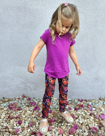 SoftMark Summer Bouquet Toddler Leggings: Buttery Soft, Stretchy, Play-Ready Comfort