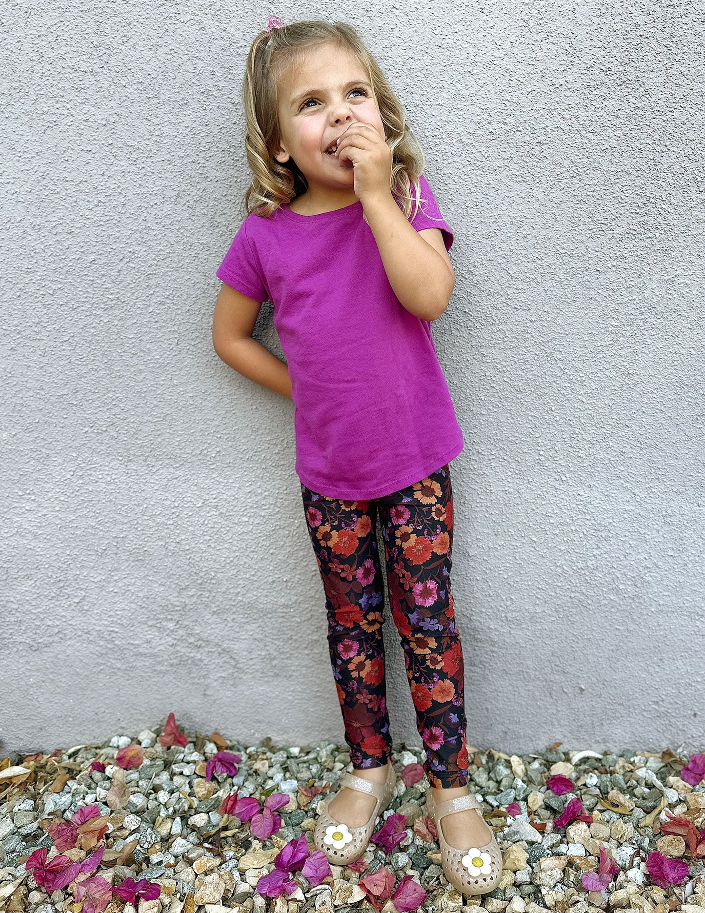 SoftMark Summer Bouquet Toddler Leggings: Buttery Soft, Stretchy, Play-Ready Comfort