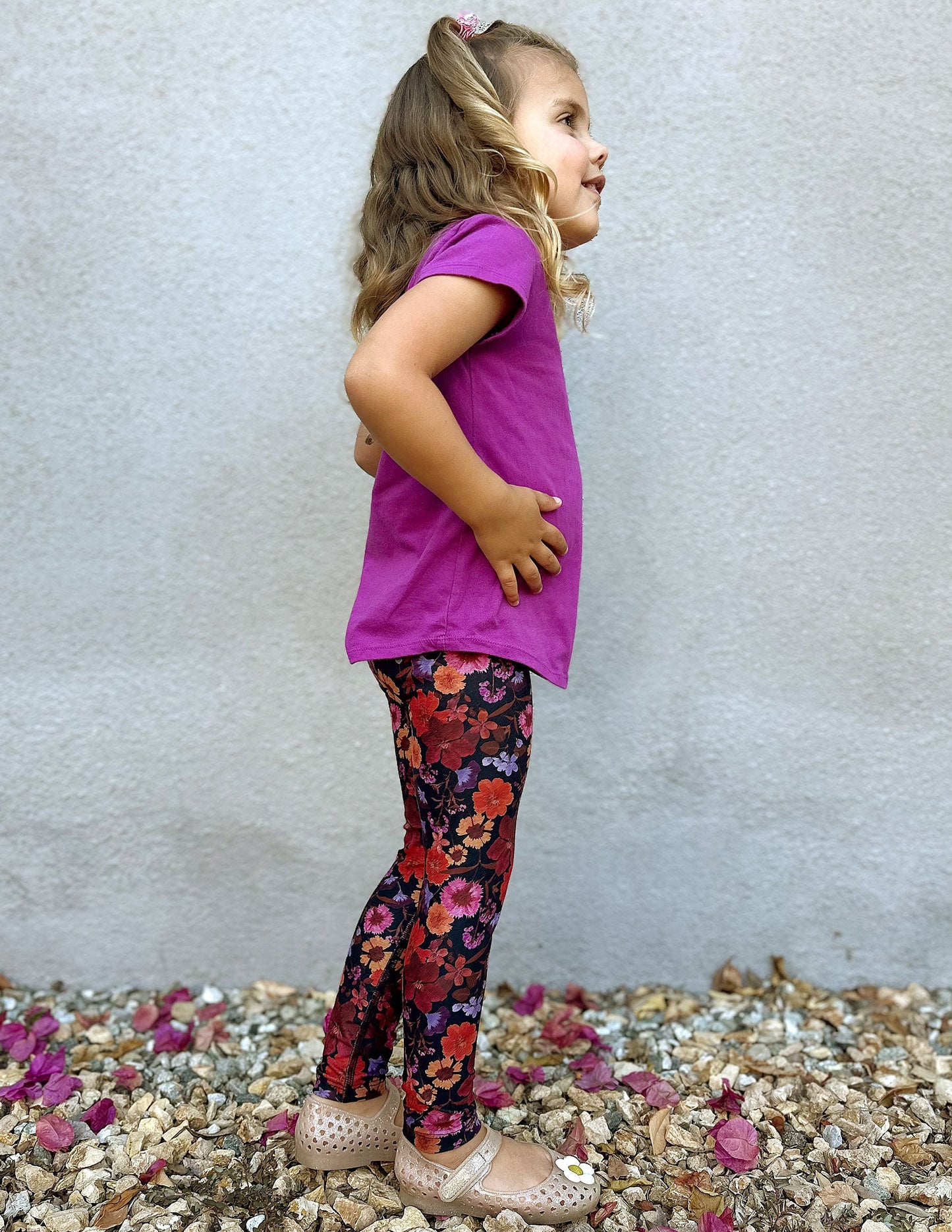 SoftMark Summer Bouquet Toddler Leggings: Buttery Soft, Stretchy, Play-Ready Comfort