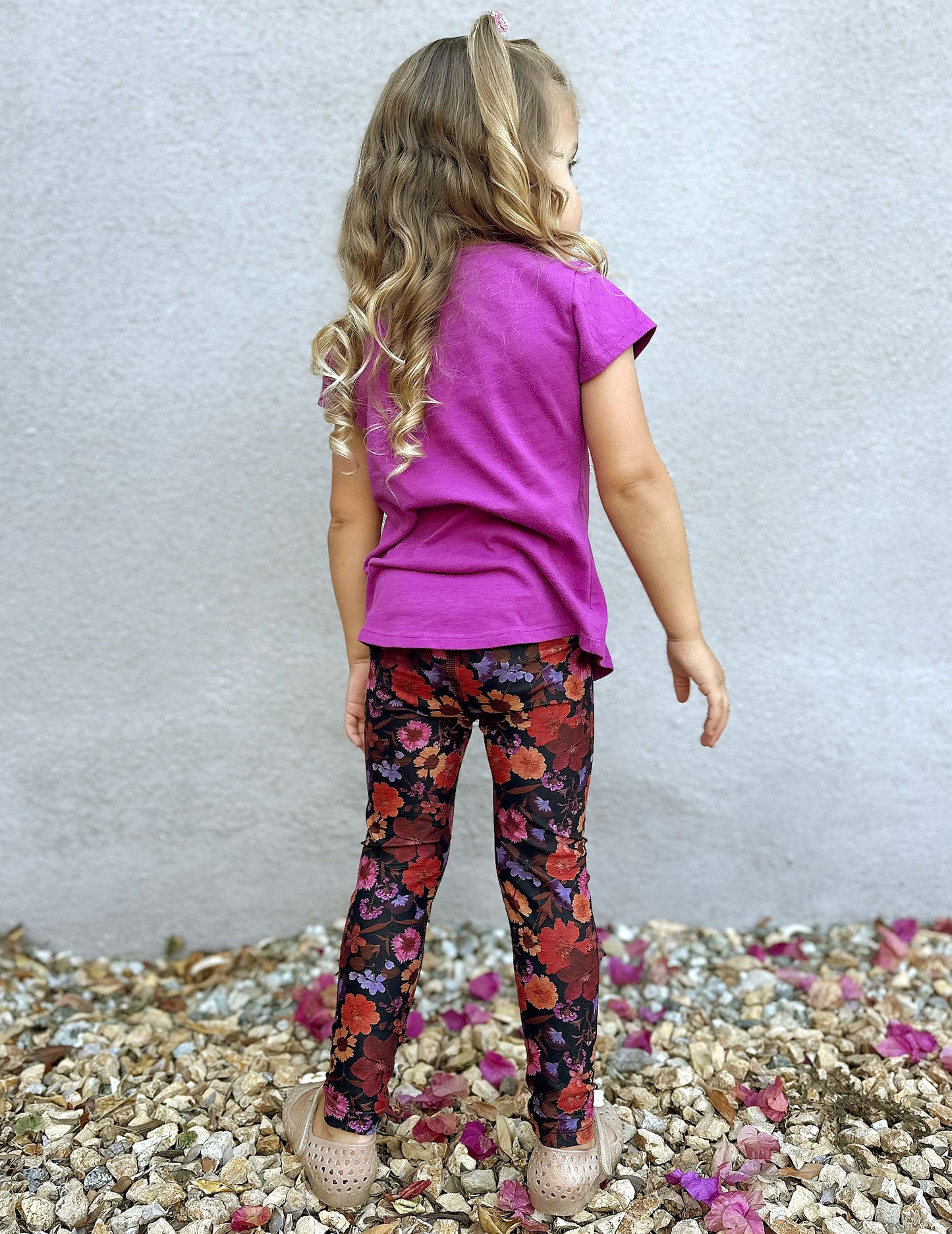 SoftMark Summer Bouquet Toddler Leggings: Buttery Soft, Stretchy, Play-Ready Comfort
