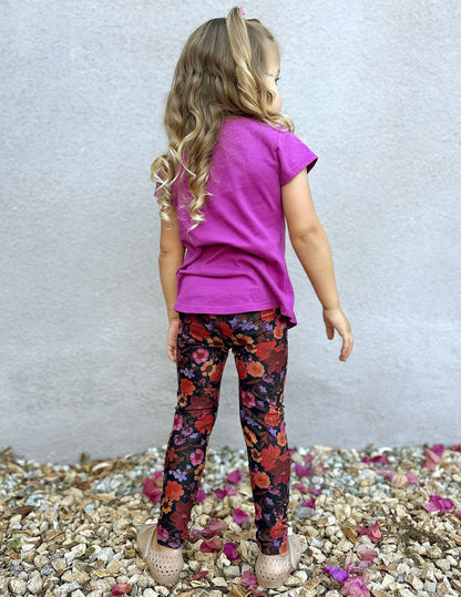 SoftMark Summer Bouquet Toddler Leggings: Buttery Soft, Stretchy, Play-Ready Comfort