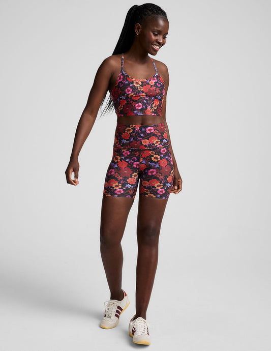 Women's Floral SoftMark High-Waisted 5-Inch Inseam Biker Shorts