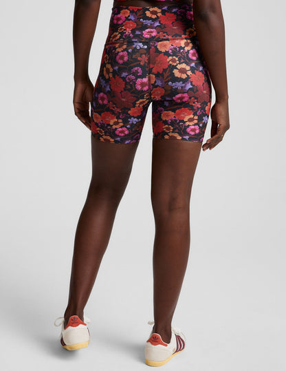 Women's Floral SoftMark High-Waisted 5-Inch Inseam Biker Shorts