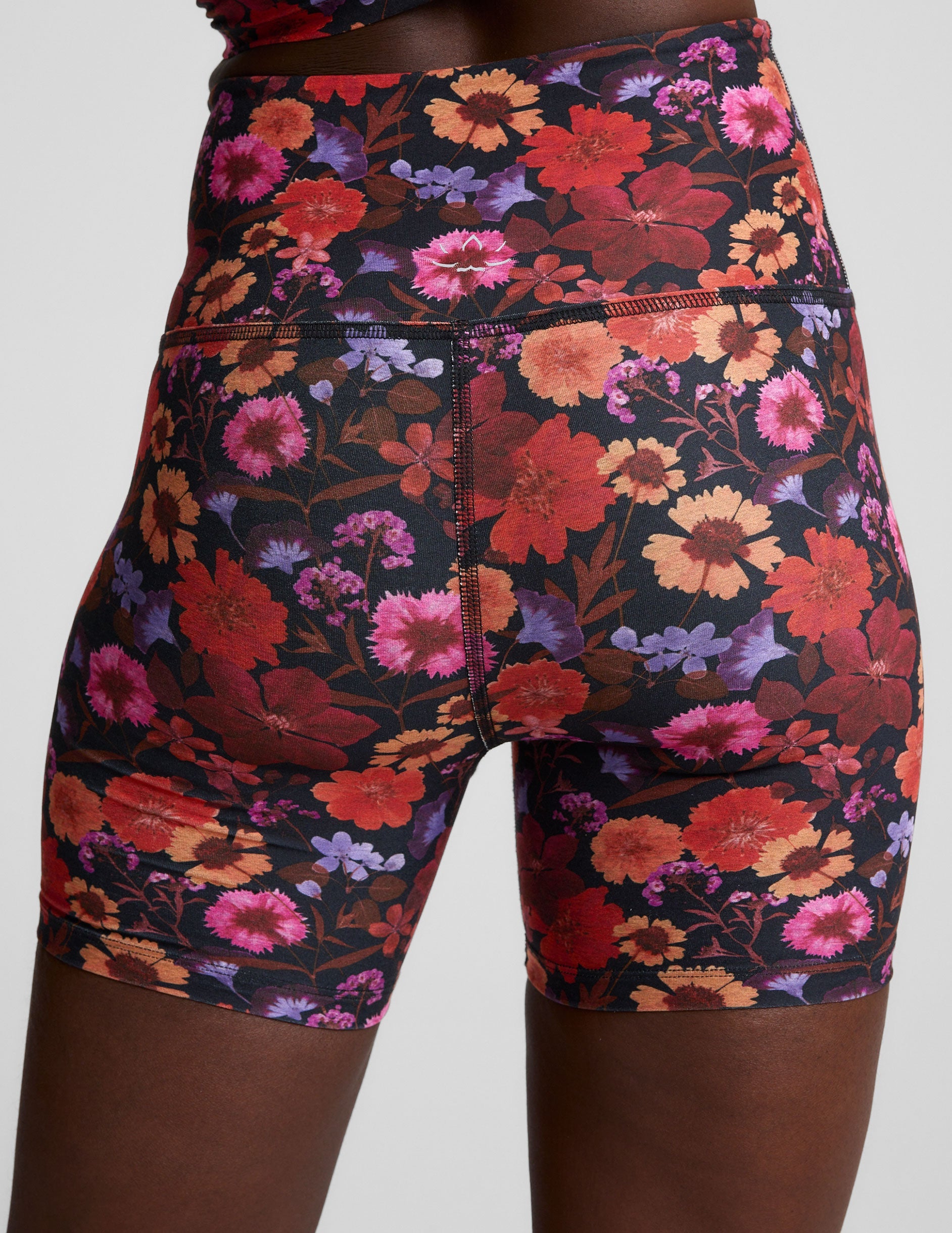 Women's Floral SoftMark High-Waisted 5-Inch Inseam Biker Shorts