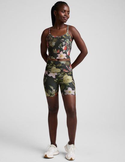 SoftMark Botanical Garden High-Waisted Biker Shorts: Yoga & Active Wear