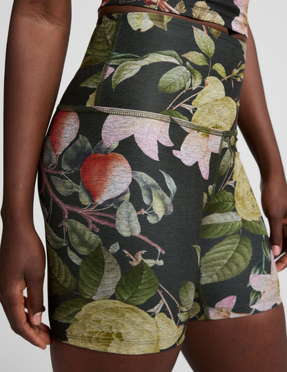 SoftMark Botanical Garden High-Waisted Biker Shorts: Yoga & Active Wear