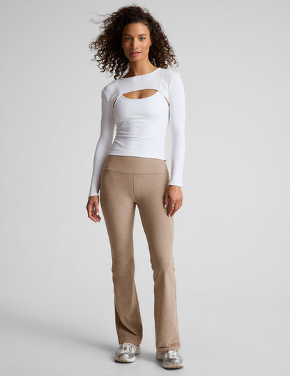 Beyond Yoga Spacedye High-Waisted Bootcut Yoga Pants - Soft & Flattering Fit