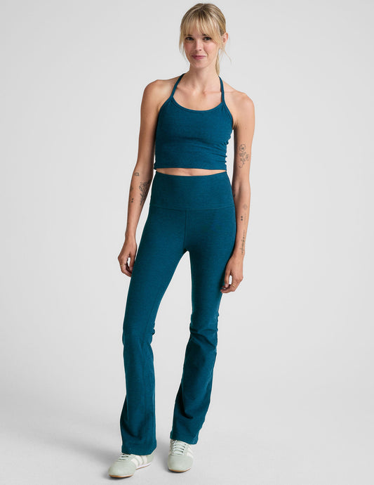 Luxurious Spacedye High-Waisted Bootcut Pants: Flattering Fit, Yoga & Everyday Comfort