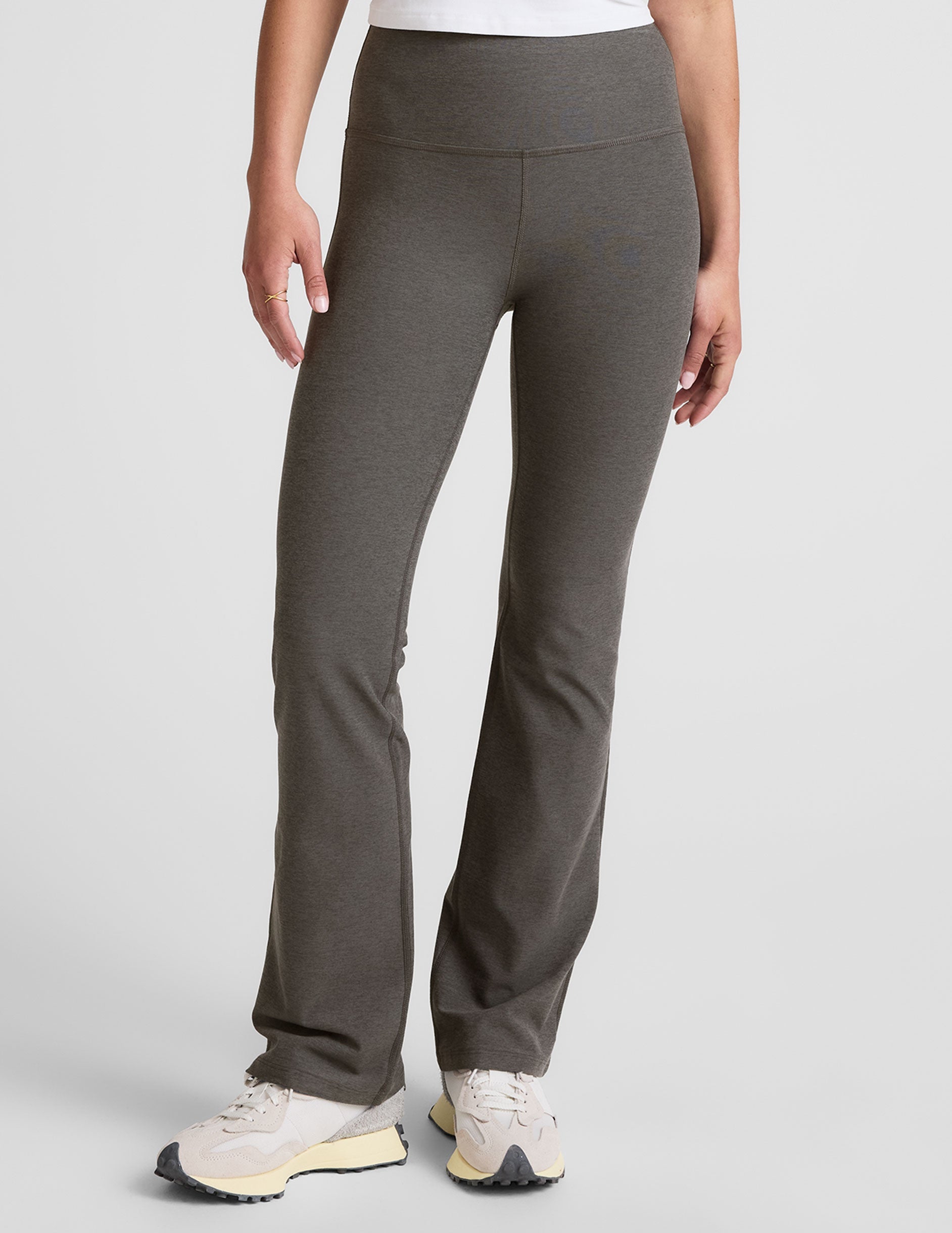 Women's Spacedye High-Waisted Bootcut Yoga Pants - Ultimate Comfort & Style