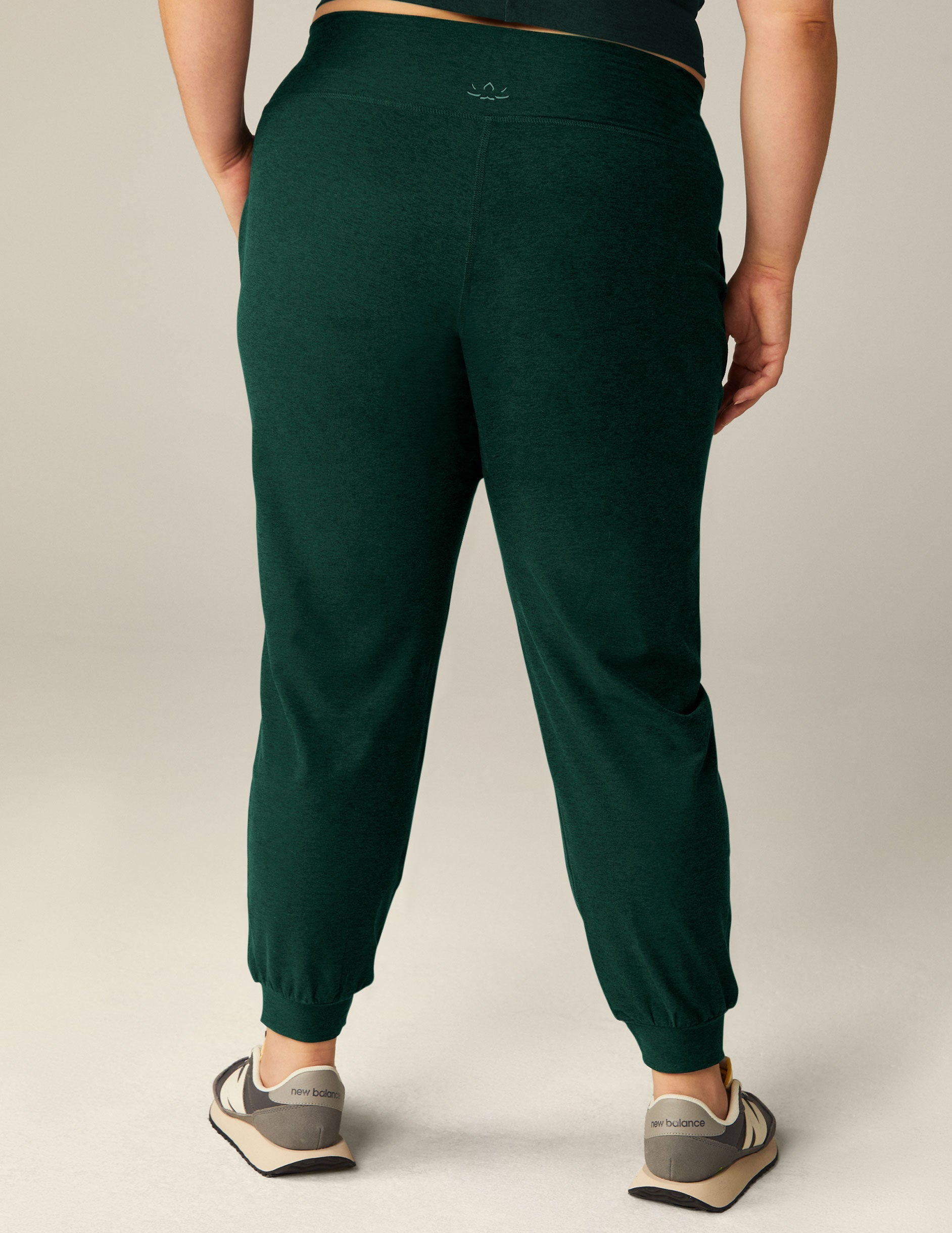 Ultra-Soft Spacedye Midi Jogger Pants, Tapered Fit, Dark Spruce Green Heather