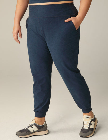 Ultra Soft Spacedye Midi Jogger Pants - Cozy Tapered Athleisure Loungewear