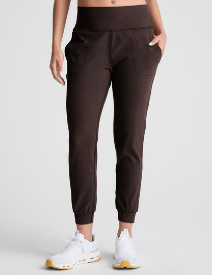 Ultra Soft Spacedye Midi Joggers: Women's Tapered Fit Athleisure Pants